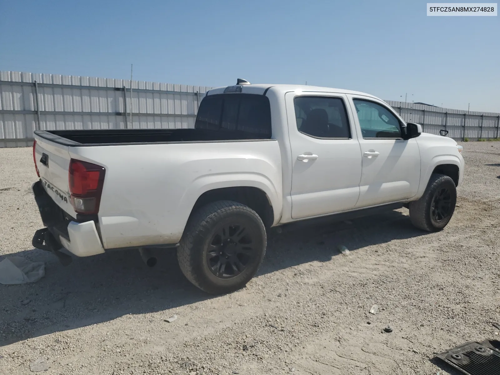 2021 Toyota Tacoma Double Cab VIN: 5TFCZ5AN8MX274828 Lot: 66136844