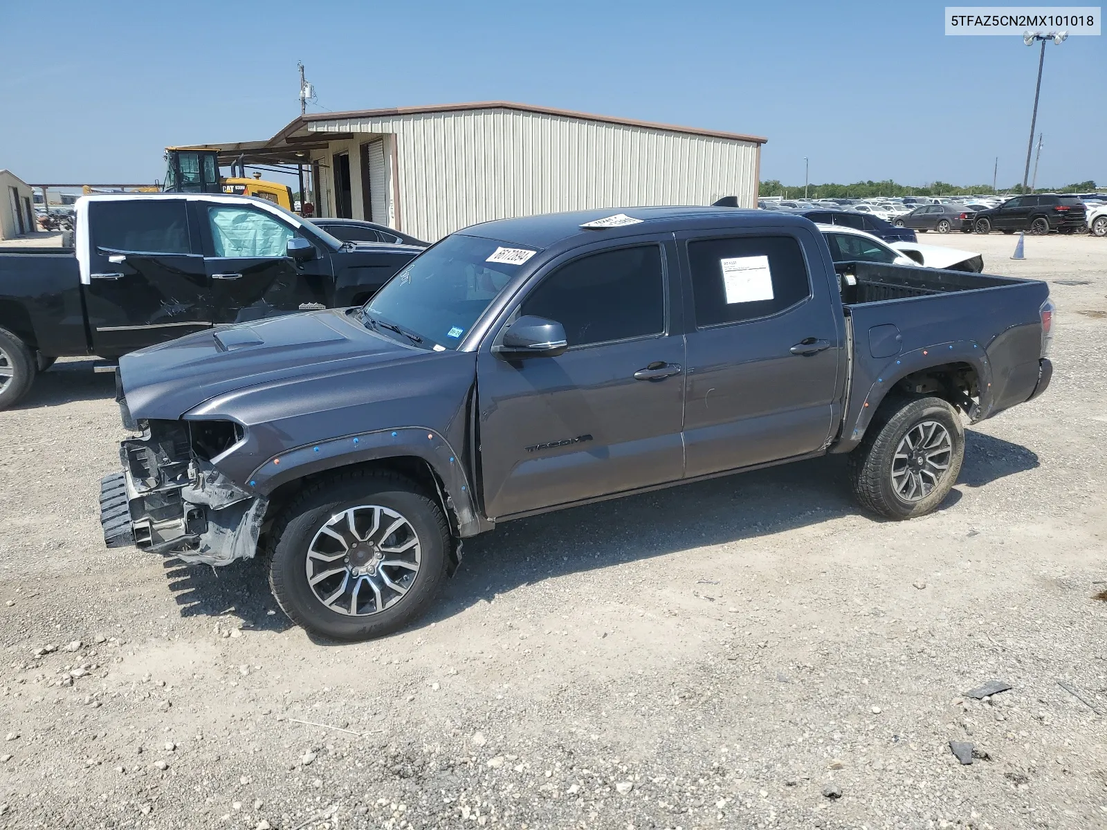 2021 Toyota Tacoma Double Cab VIN: 5TFAZ5CN2MX101018 Lot: 66172894