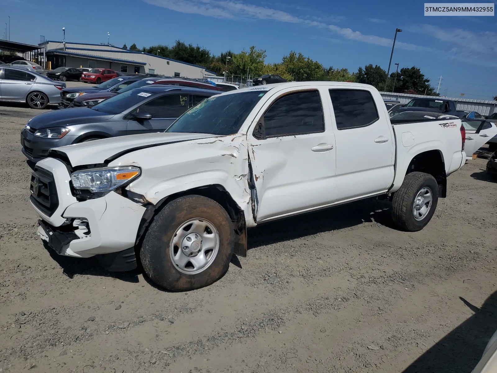 2021 Toyota Tacoma Double Cab VIN: 3TMCZ5AN9MM432955 Lot: 66569004