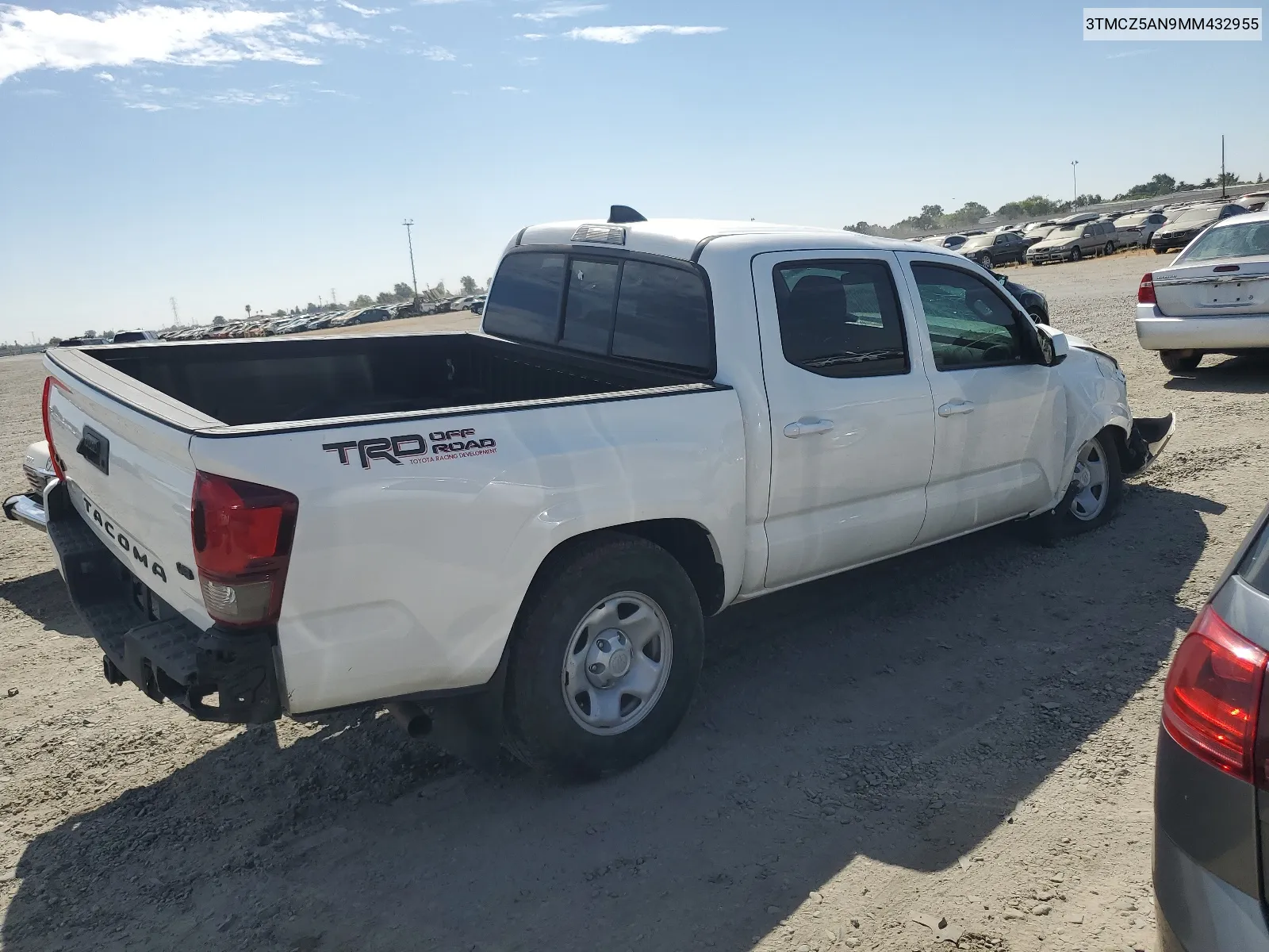 2021 Toyota Tacoma Double Cab VIN: 3TMCZ5AN9MM432955 Lot: 66569004