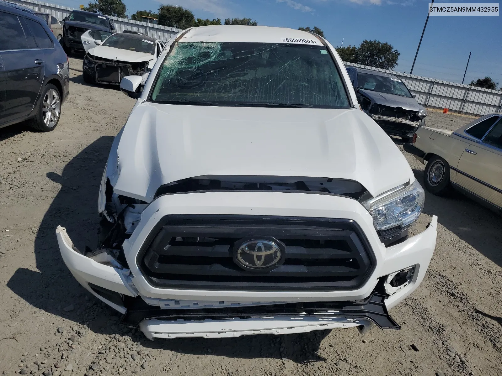 2021 Toyota Tacoma Double Cab VIN: 3TMCZ5AN9MM432955 Lot: 66569004