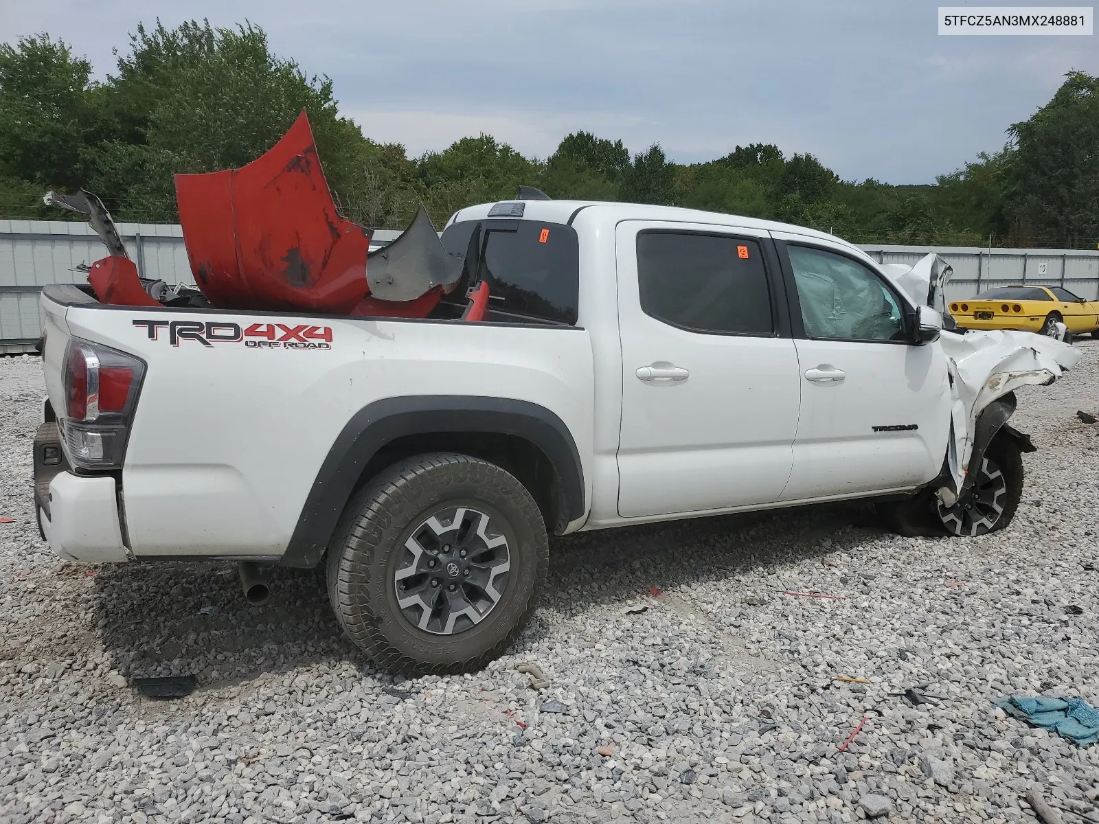 2021 Toyota Tacoma Double Cab VIN: 5TFCZ5AN3MX248881 Lot: 66660654