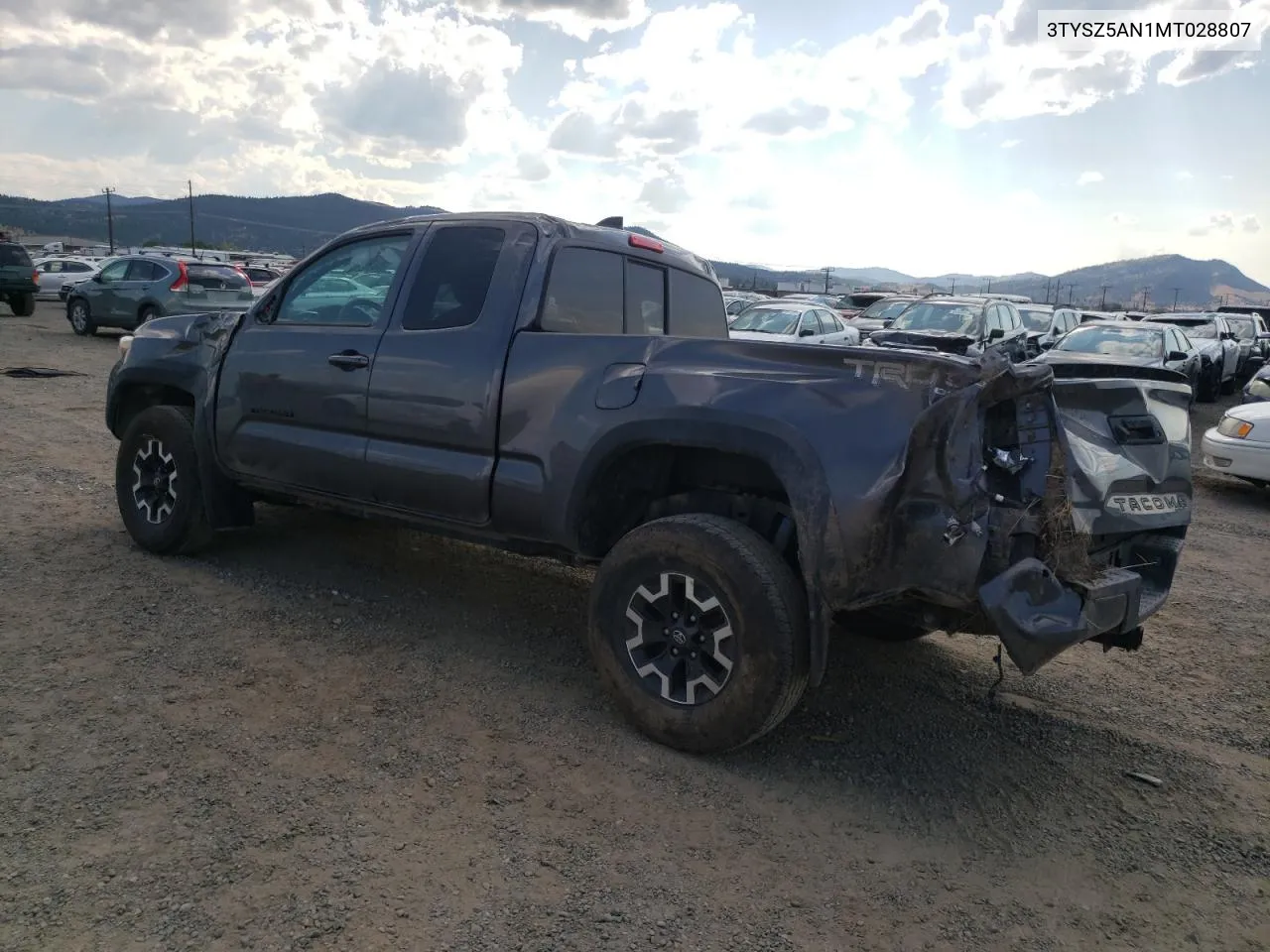 2021 Toyota Tacoma Access Cab VIN: 3TYSZ5AN1MT028807 Lot: 66707954