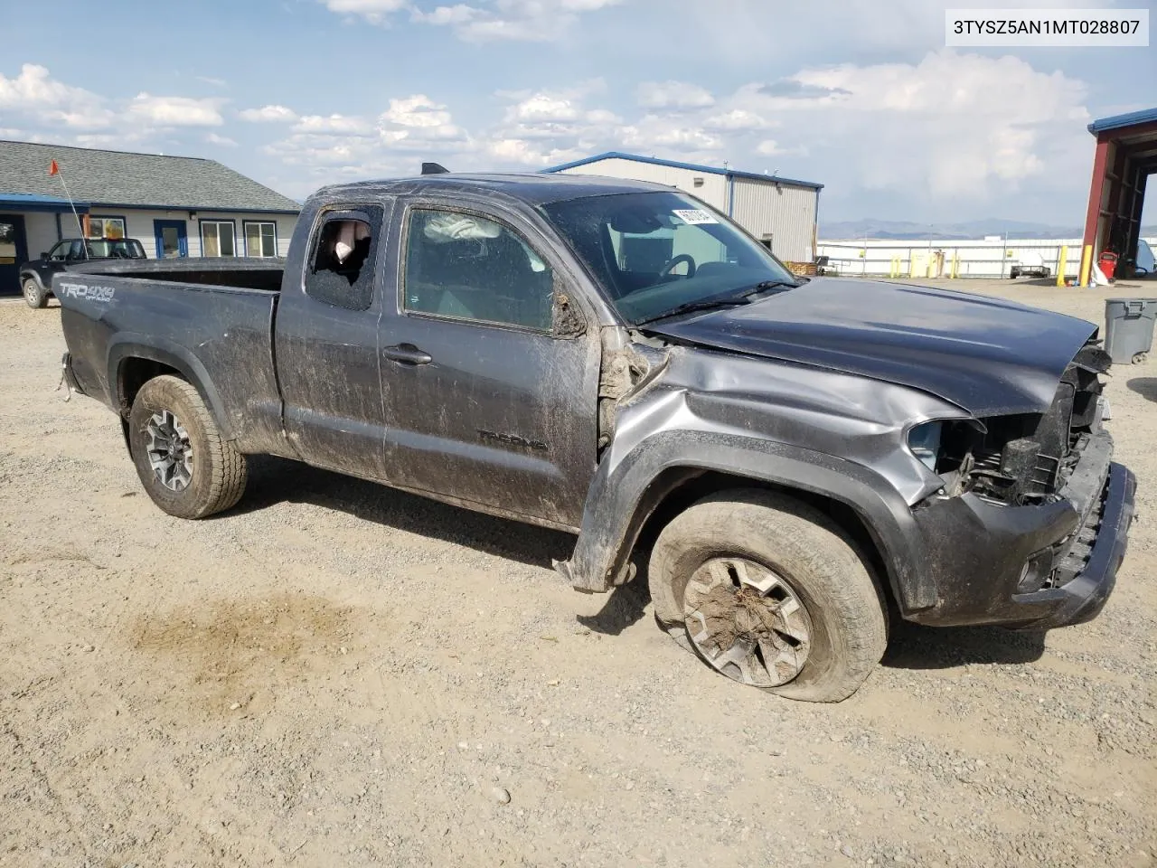 2021 Toyota Tacoma Access Cab VIN: 3TYSZ5AN1MT028807 Lot: 66707954