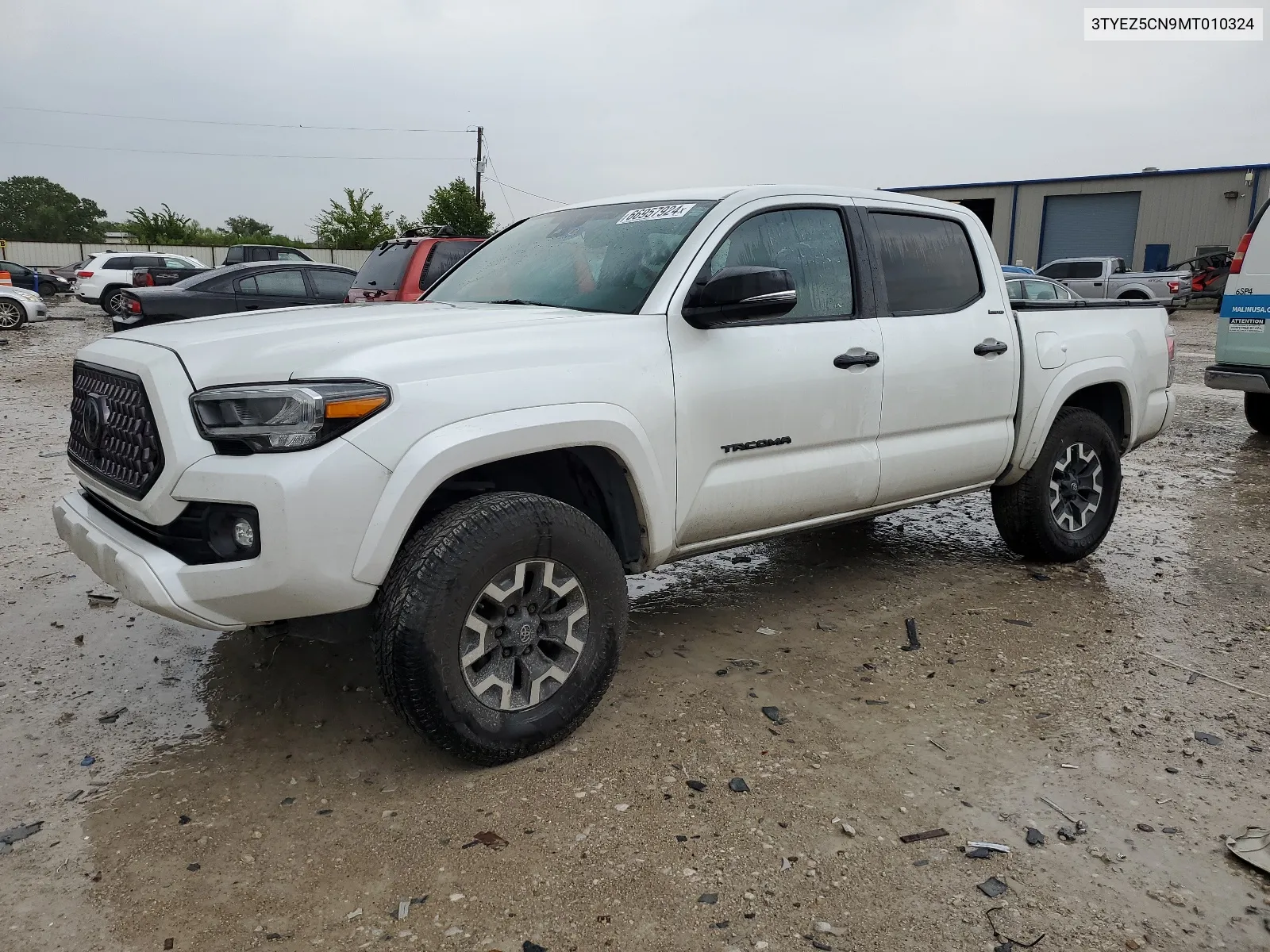 2021 Toyota Tacoma Double Cab VIN: 3TYEZ5CN9MT010324 Lot: 66957924