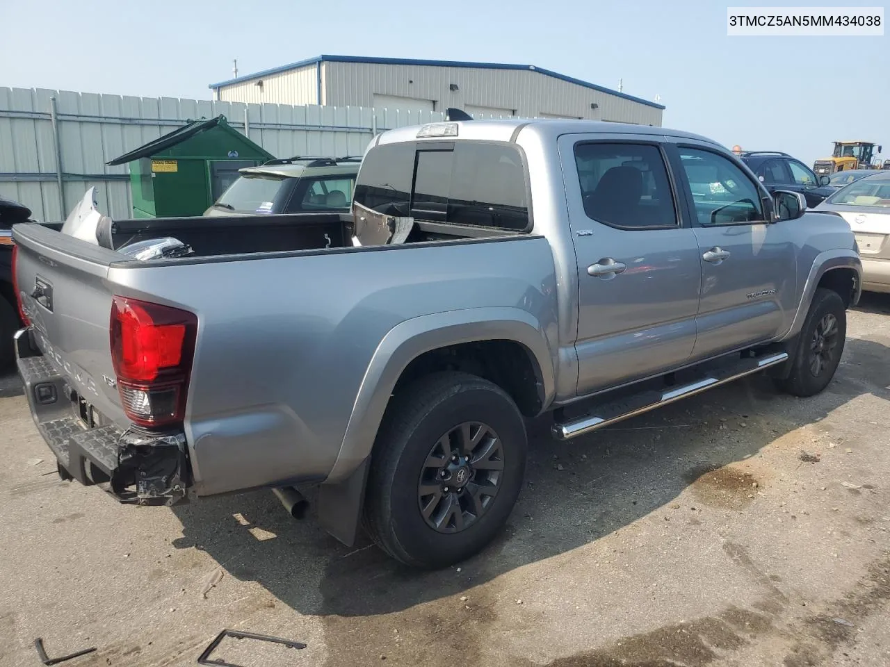 3TMCZ5AN5MM434038 2021 Toyota Tacoma Double Cab