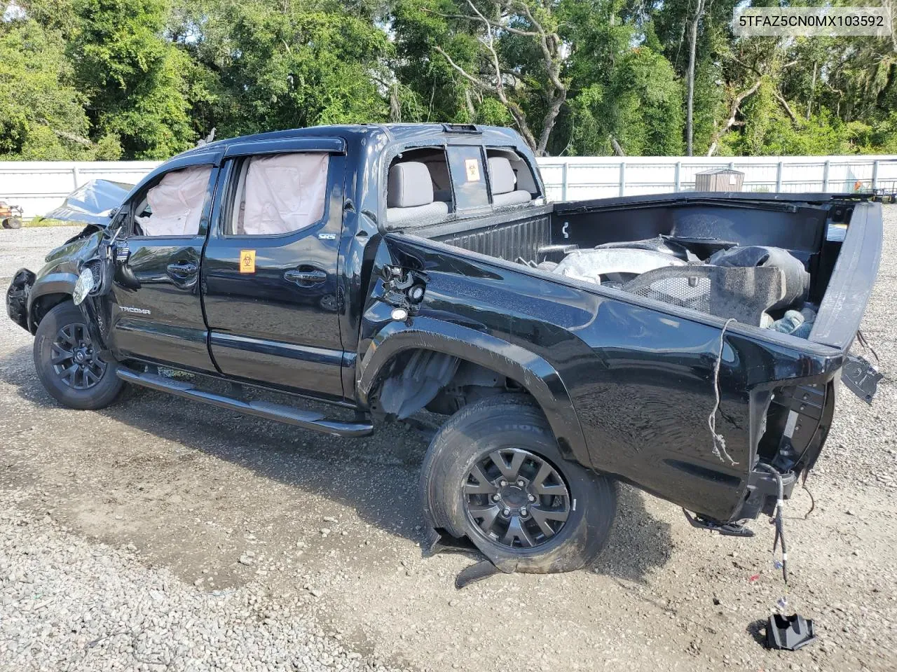 5TFAZ5CN0MX103592 2021 Toyota Tacoma Double Cab