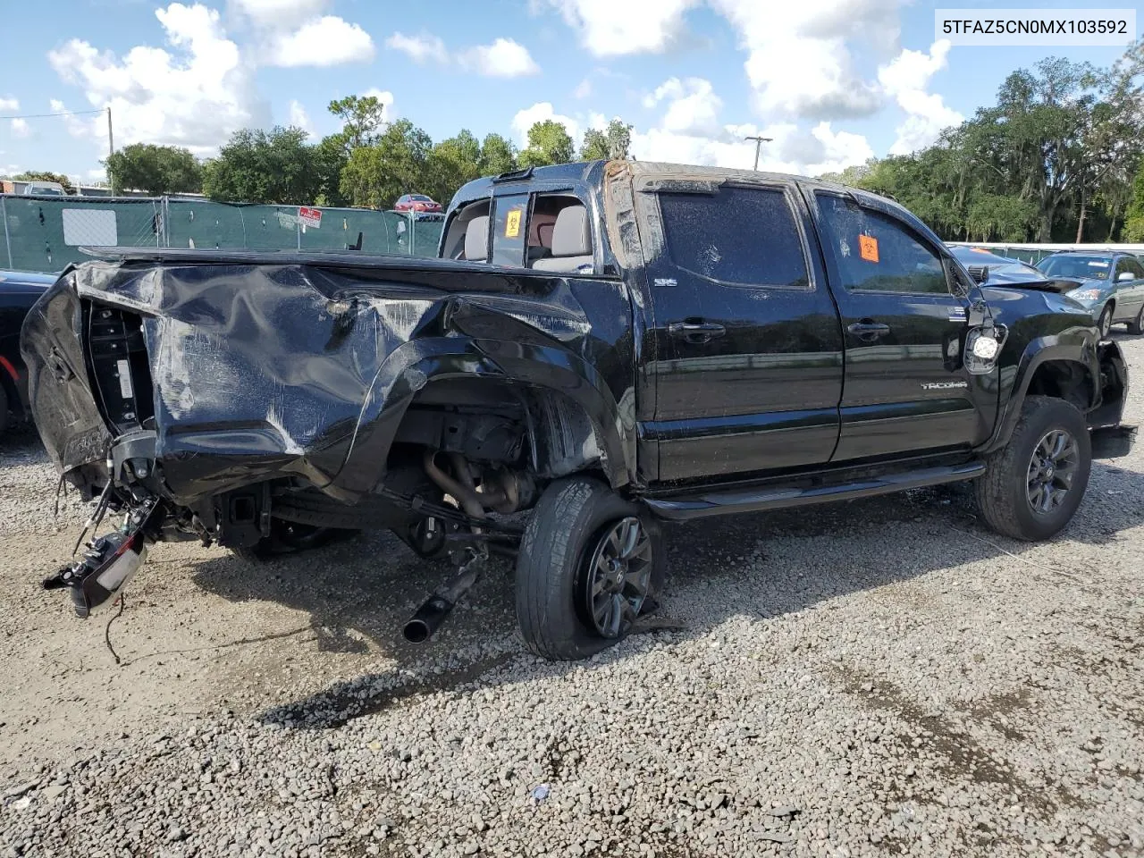 2021 Toyota Tacoma Double Cab VIN: 5TFAZ5CN0MX103592 Lot: 67238444