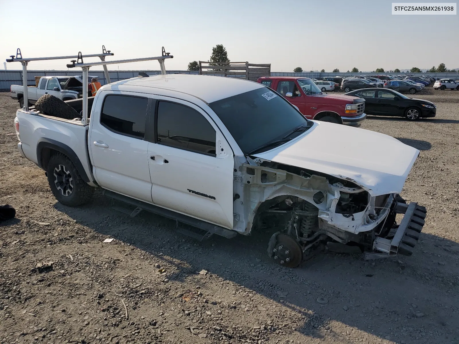 2021 Toyota Tacoma Double Cab VIN: 5TFCZ5AN5MX261938 Lot: 67488364