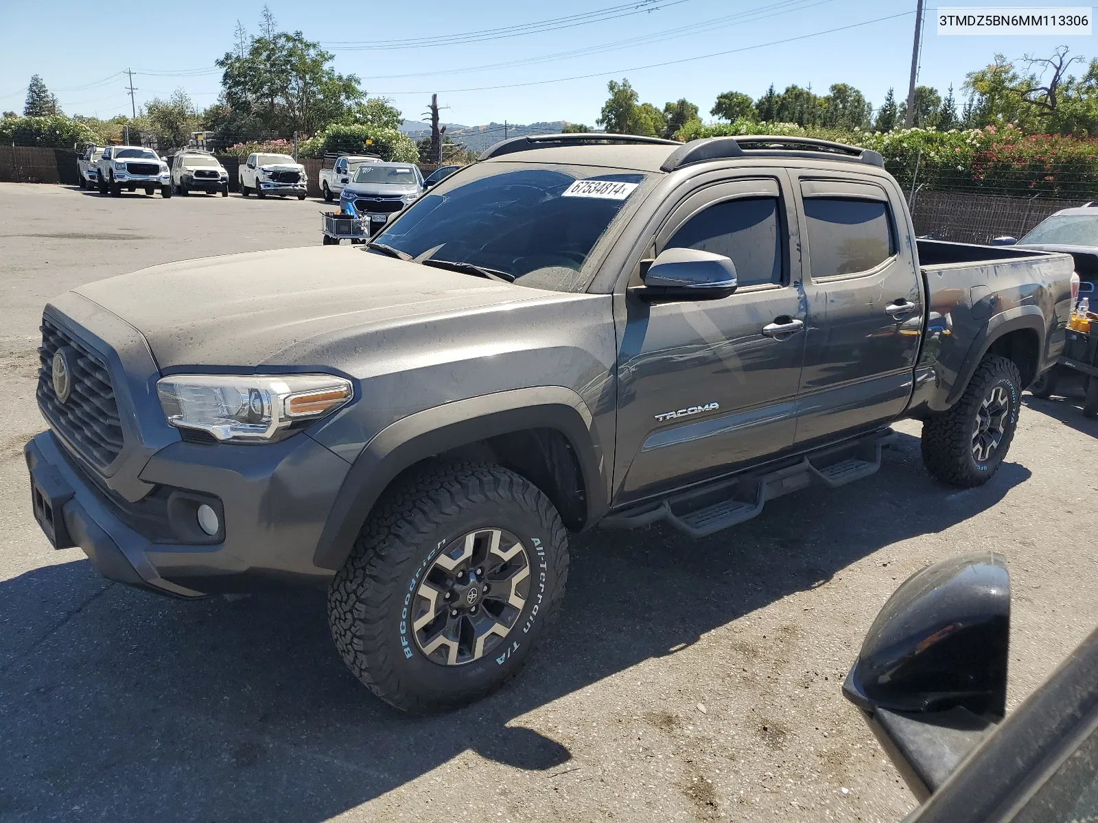 3TMDZ5BN6MM113306 2021 Toyota Tacoma Double Cab