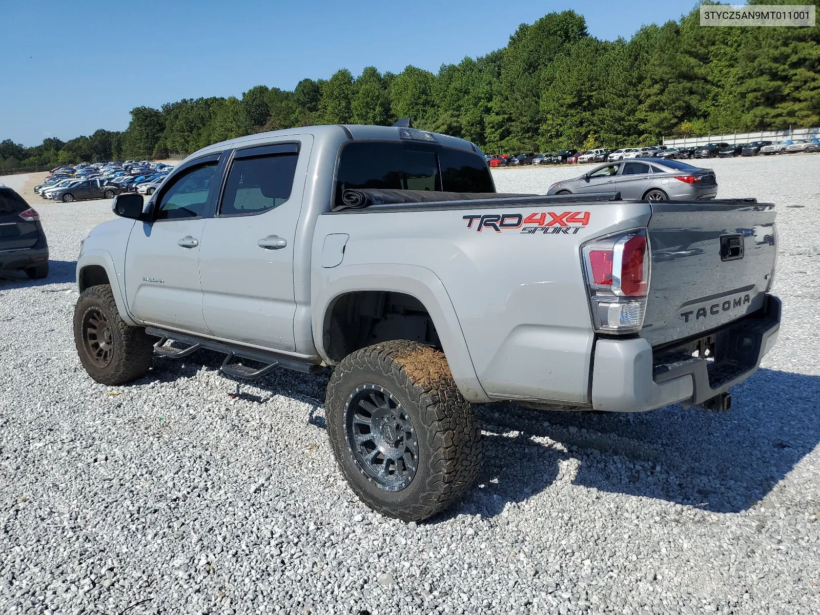 2021 Toyota Tacoma Double Cab VIN: 3TYCZ5AN9MT011001 Lot: 67742094