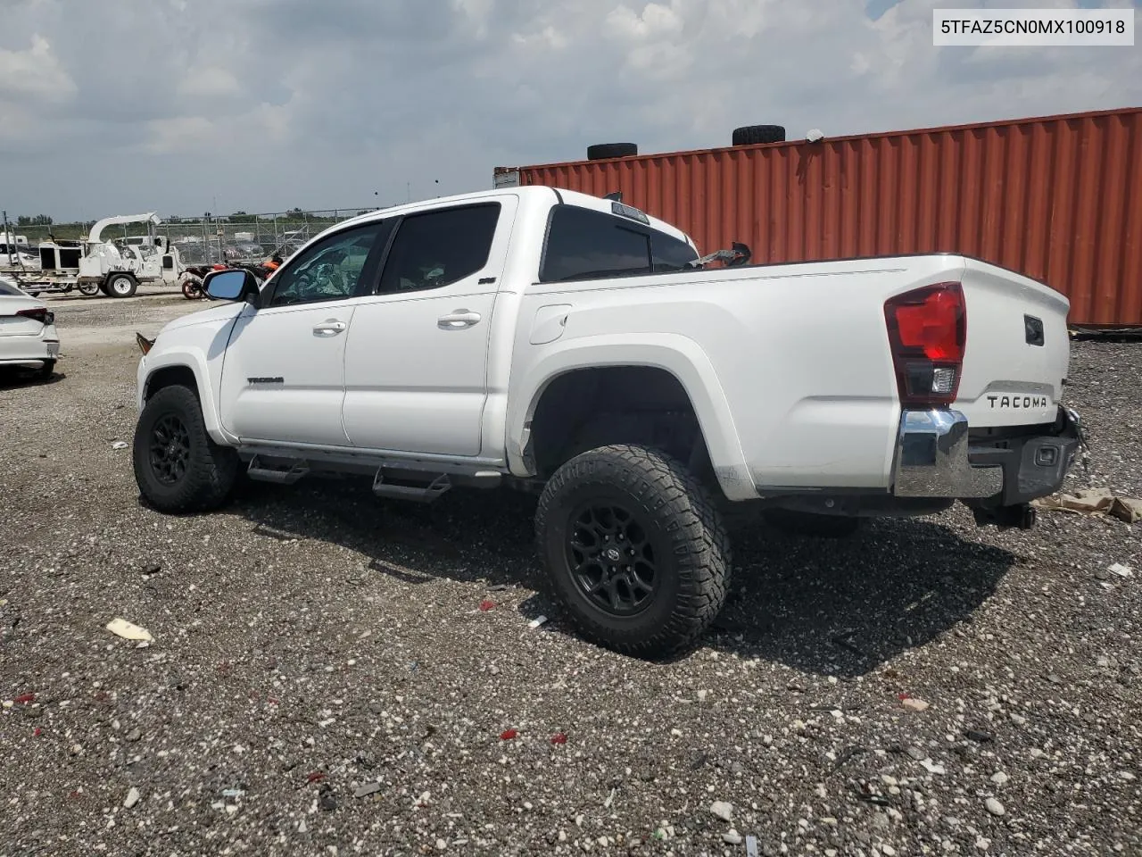 2021 Toyota Tacoma Double Cab VIN: 5TFAZ5CN0MX100918 Lot: 68403784