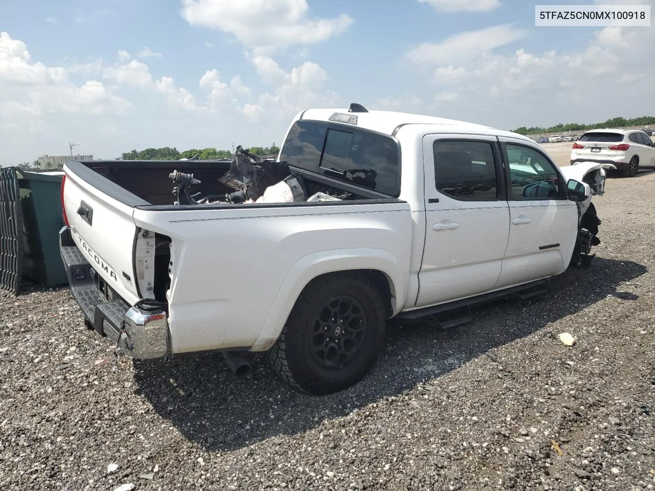 2021 Toyota Tacoma Double Cab VIN: 5TFAZ5CN0MX100918 Lot: 68403784