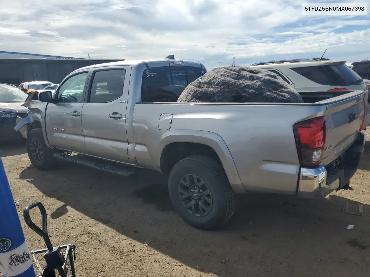 5TFDZ5BN0MX067398 2021 Toyota Tacoma Double Cab