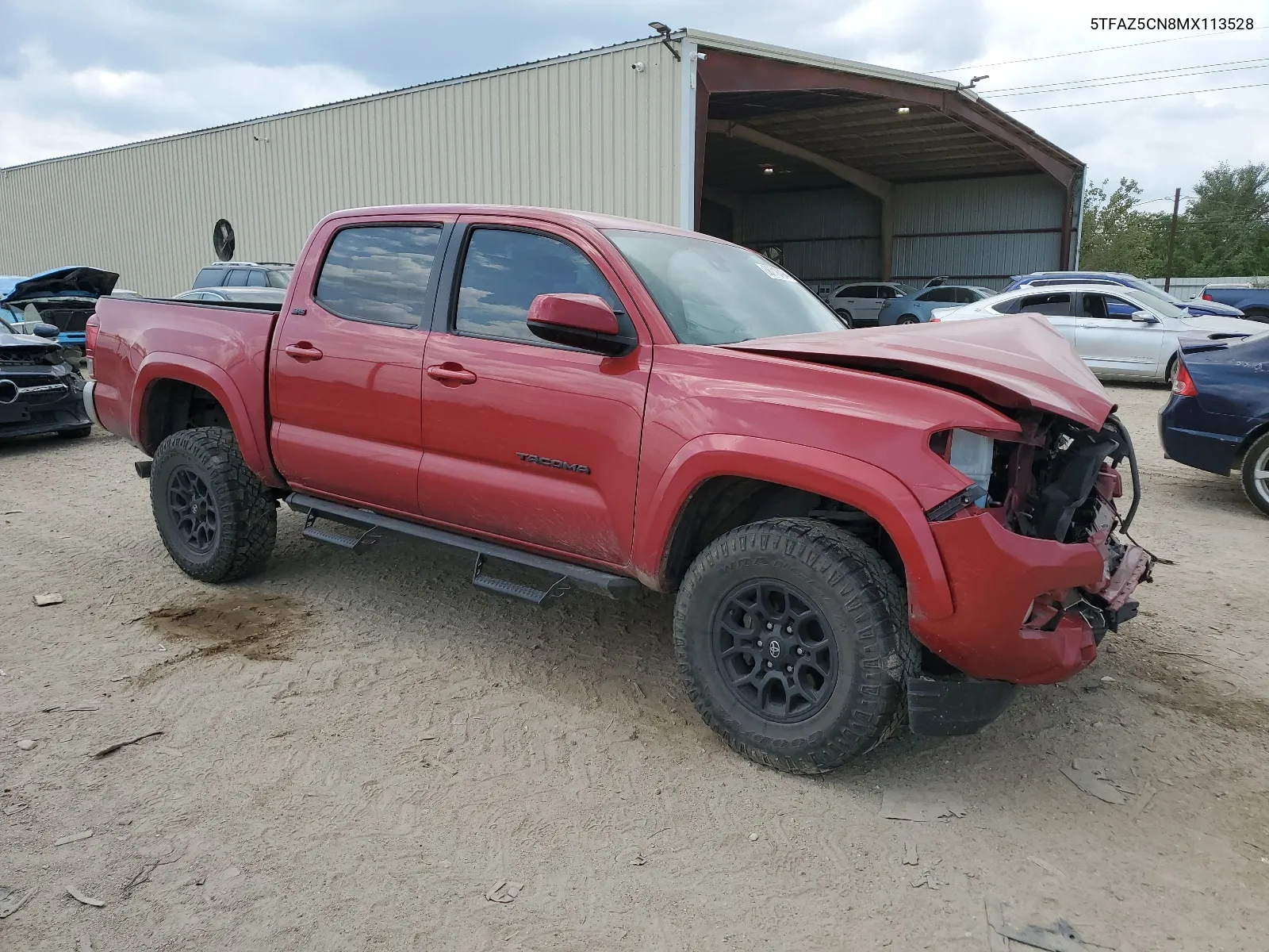 2021 Toyota Tacoma Double Cab VIN: 5TFAZ5CN8MX113528 Lot: 68718494