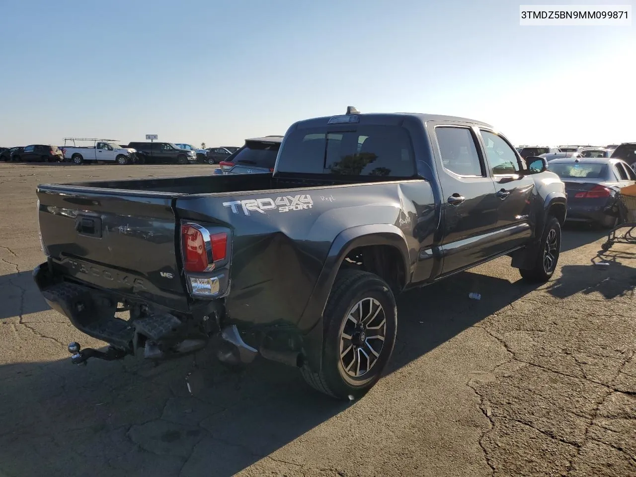 2021 Toyota Tacoma Double Cab VIN: 3TMDZ5BN9MM099871 Lot: 68935474