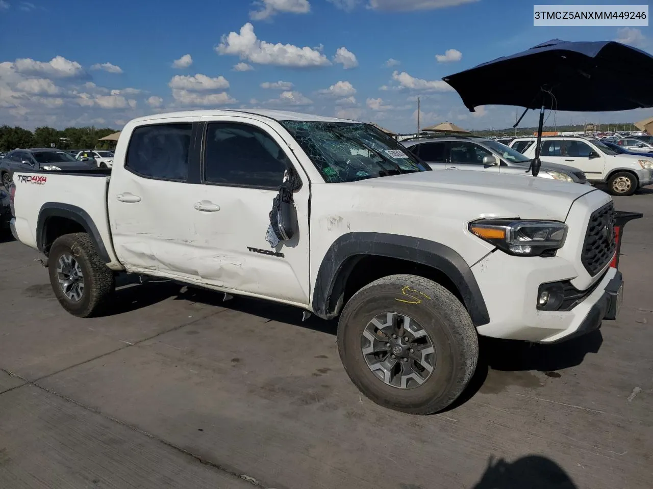 3TMCZ5ANXMM449246 2021 Toyota Tacoma Double Cab