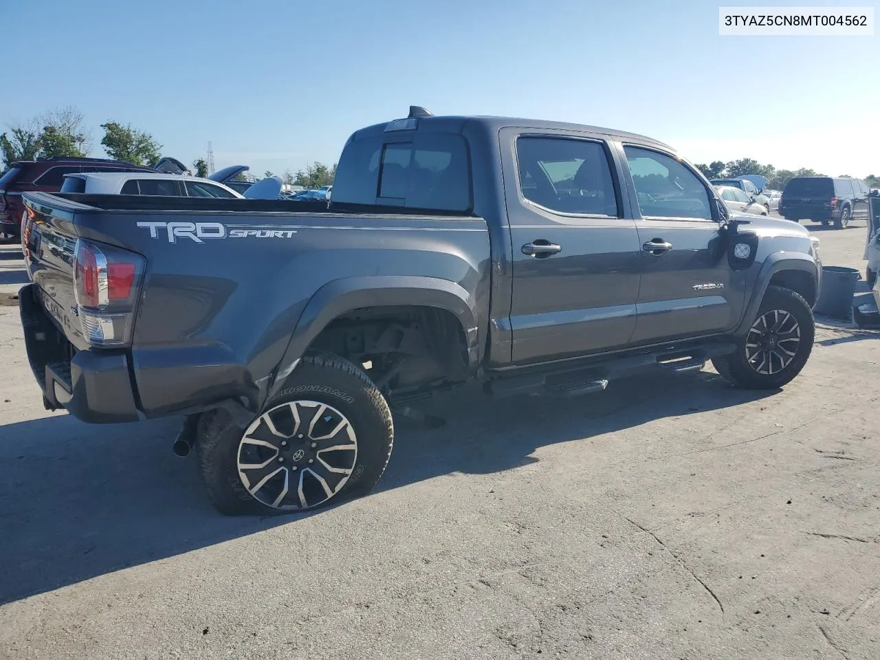 2021 Toyota Tacoma Double Cab VIN: 3TYAZ5CN8MT004562 Lot: 69311184