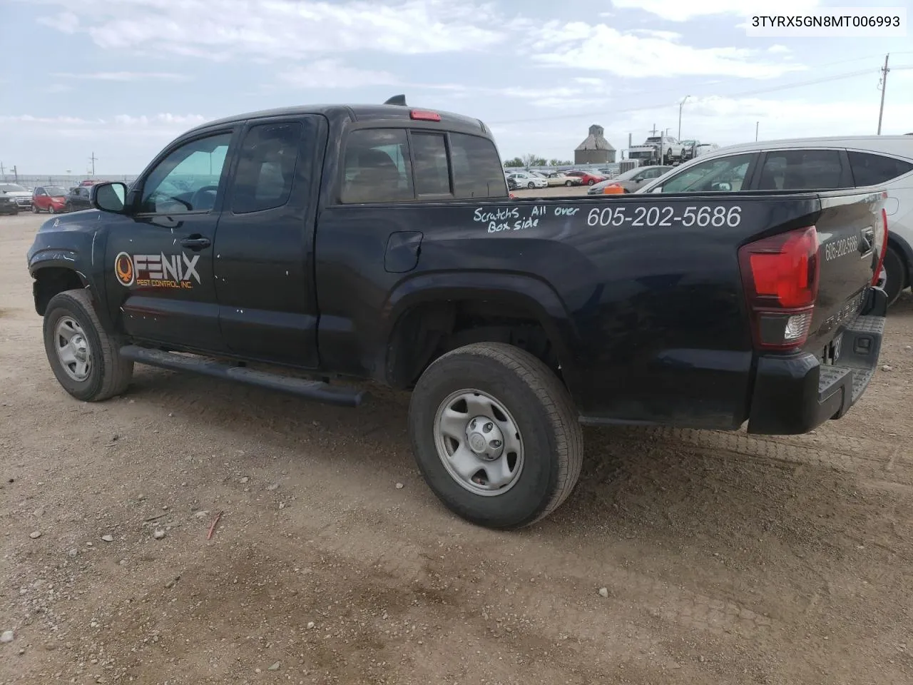 2021 Toyota Tacoma Access Cab VIN: 3TYRX5GN8MT006993 Lot: 69389044