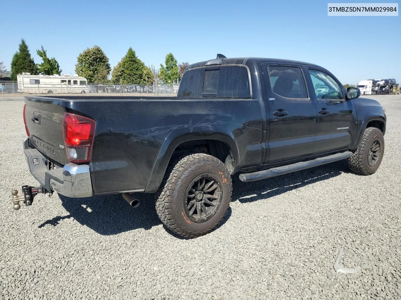 2021 Toyota Tacoma Double Cab VIN: 3TMBZ5DN7MM029984 Lot: 69456094