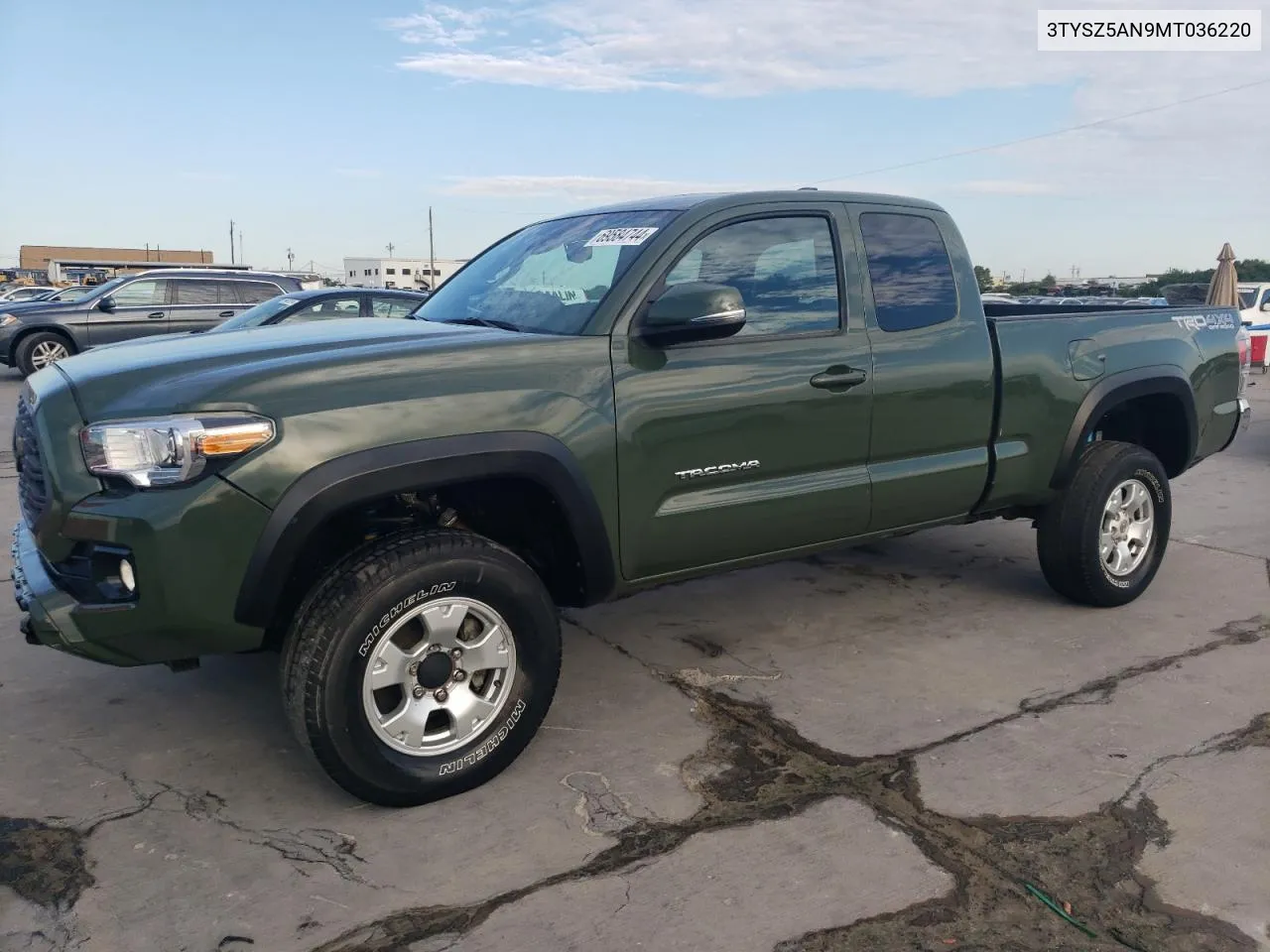 3TYSZ5AN9MT036220 2021 Toyota Tacoma Access Cab