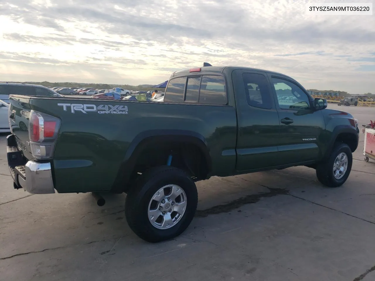 2021 Toyota Tacoma Access Cab VIN: 3TYSZ5AN9MT036220 Lot: 69584744