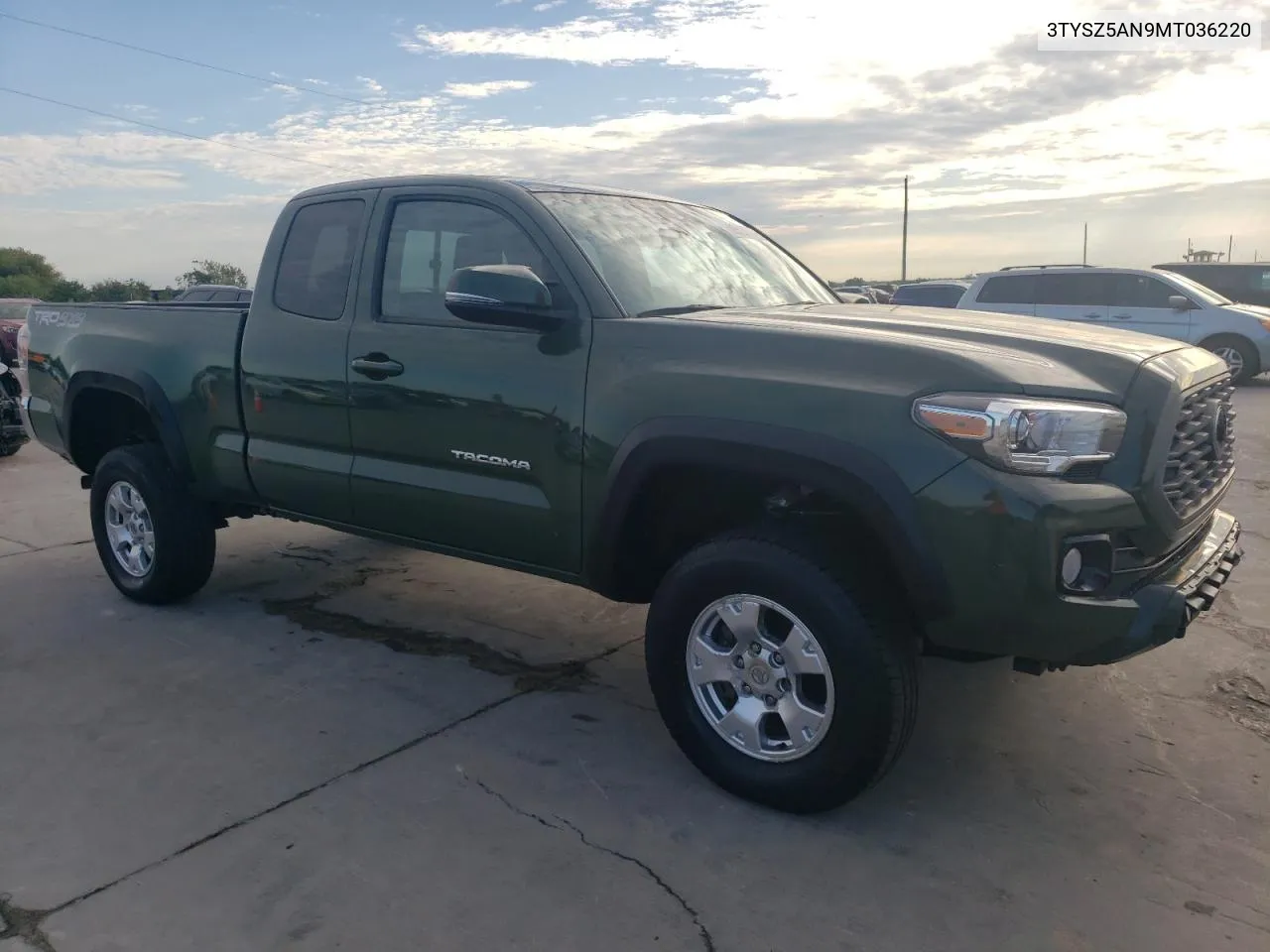 2021 Toyota Tacoma Access Cab VIN: 3TYSZ5AN9MT036220 Lot: 69584744