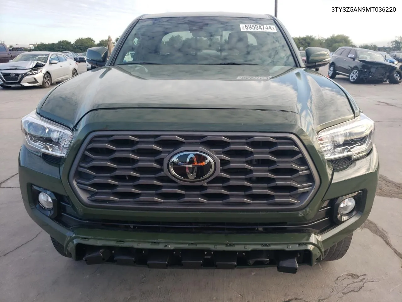 2021 Toyota Tacoma Access Cab VIN: 3TYSZ5AN9MT036220 Lot: 69584744