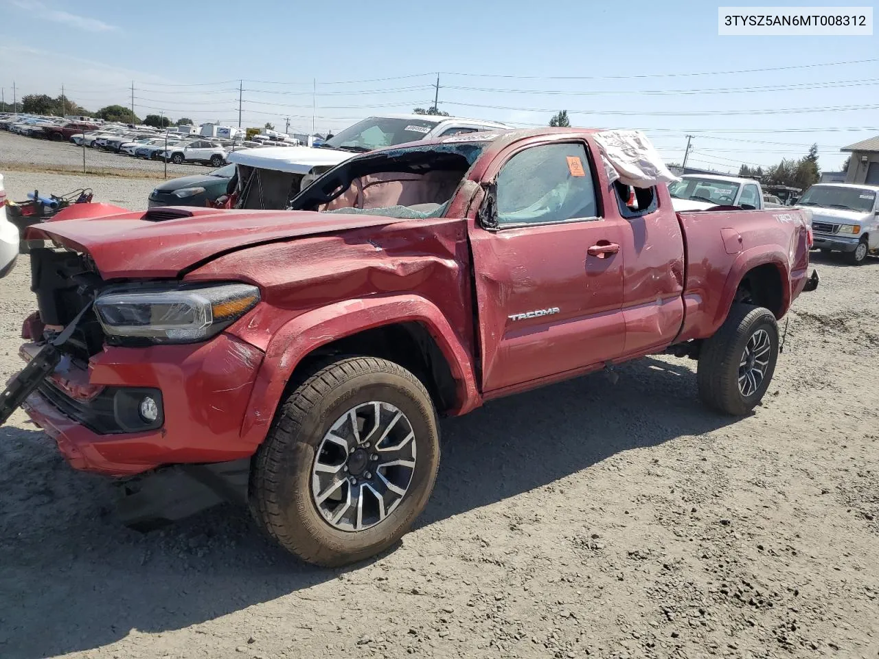 3TYSZ5AN6MT008312 2021 Toyota Tacoma Access Cab