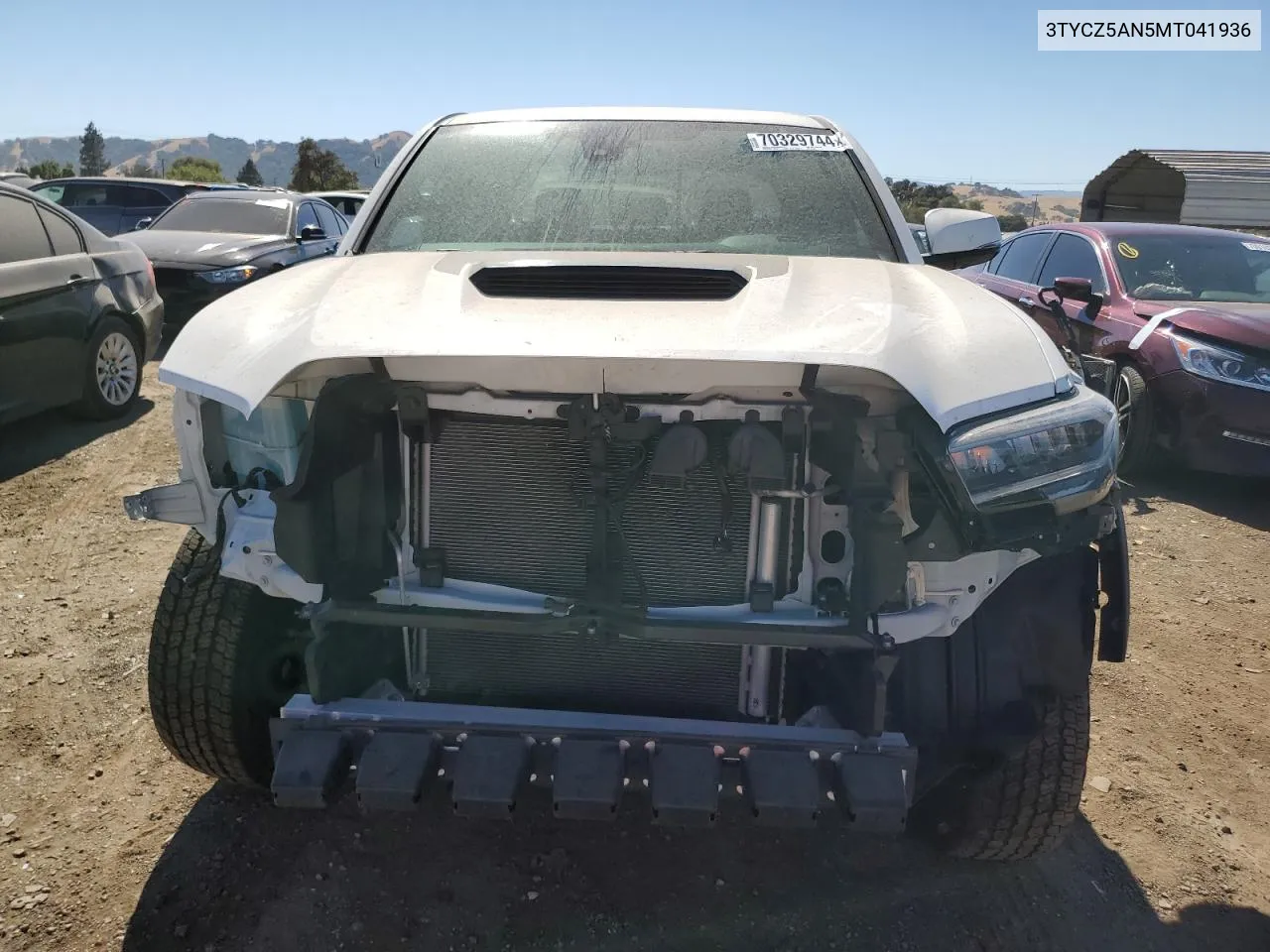 2021 Toyota Tacoma Double Cab VIN: 3TYCZ5AN5MT041936 Lot: 70329744