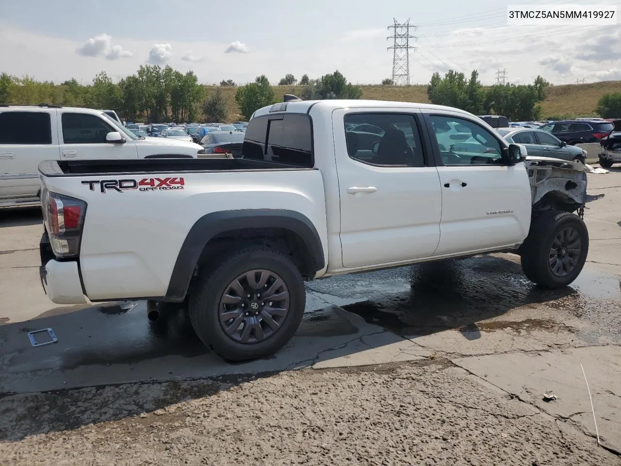 2021 Toyota Tacoma Double Cab VIN: 3TMCZ5AN5MM419927 Lot: 70400154