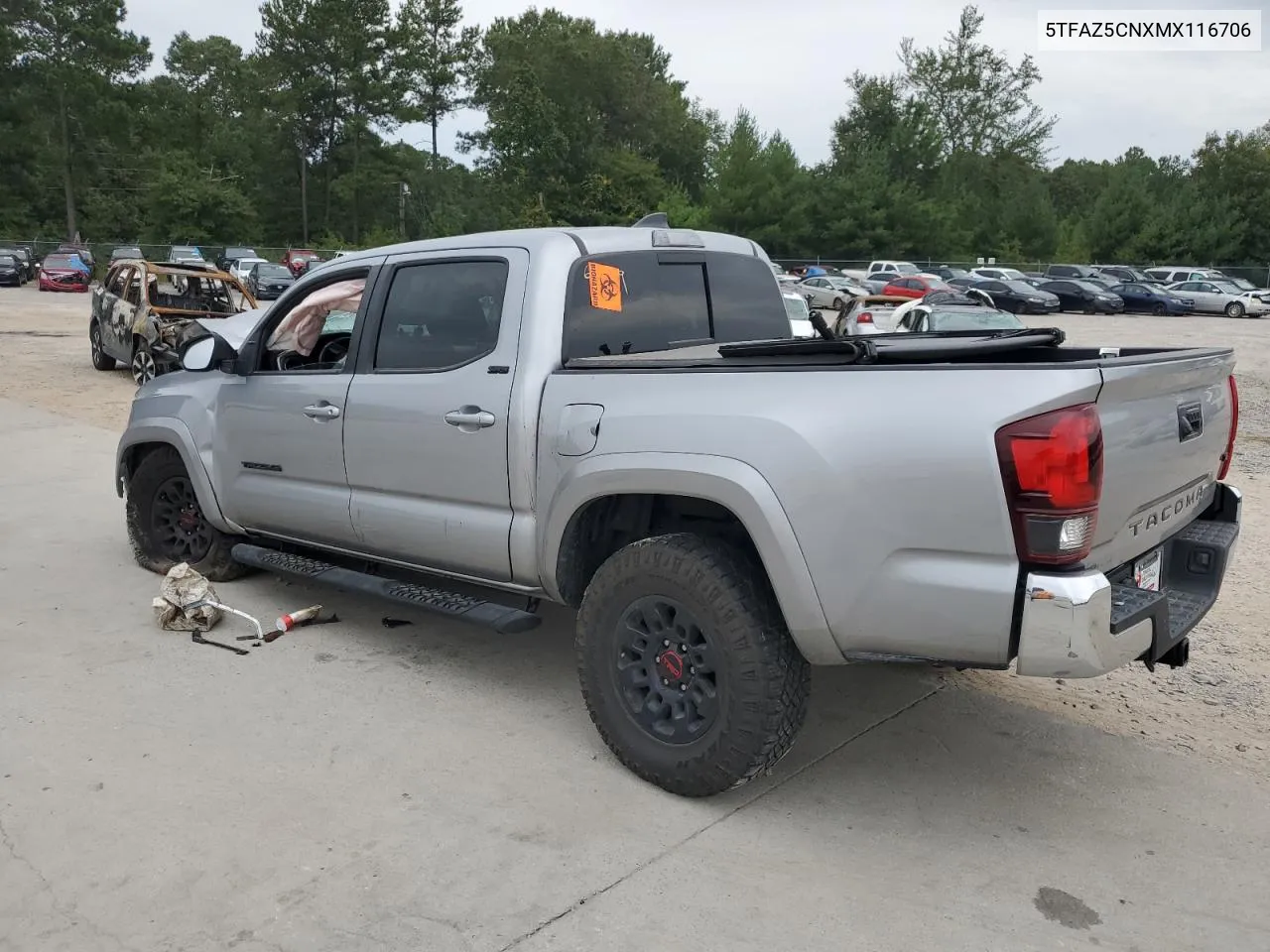 2021 Toyota Tacoma Double Cab VIN: 5TFAZ5CNXMX116706 Lot: 70613864