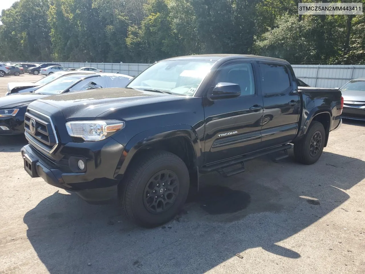 2021 Toyota Tacoma Double Cab VIN: 3TMCZ5AN2MM443411 Lot: 70756154