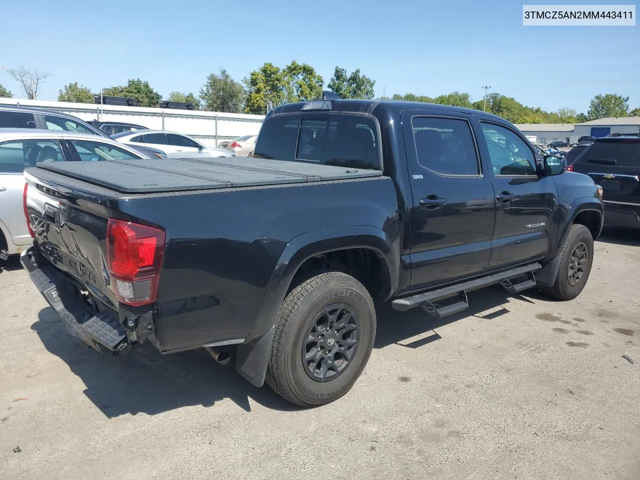 3TMCZ5AN2MM443411 2021 Toyota Tacoma Double Cab