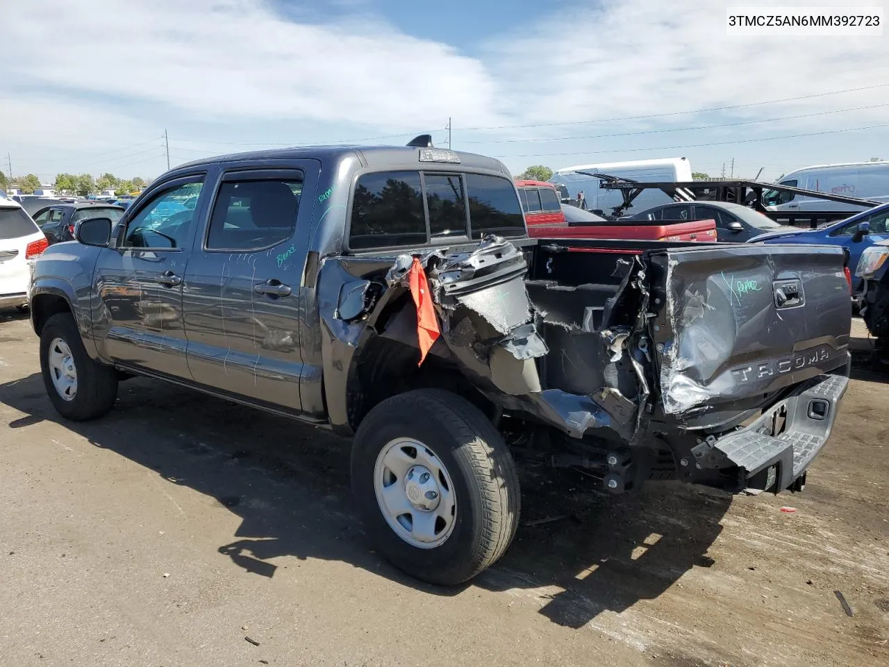 2021 Toyota Tacoma Double Cab VIN: 3TMCZ5AN6MM392723 Lot: 70855254