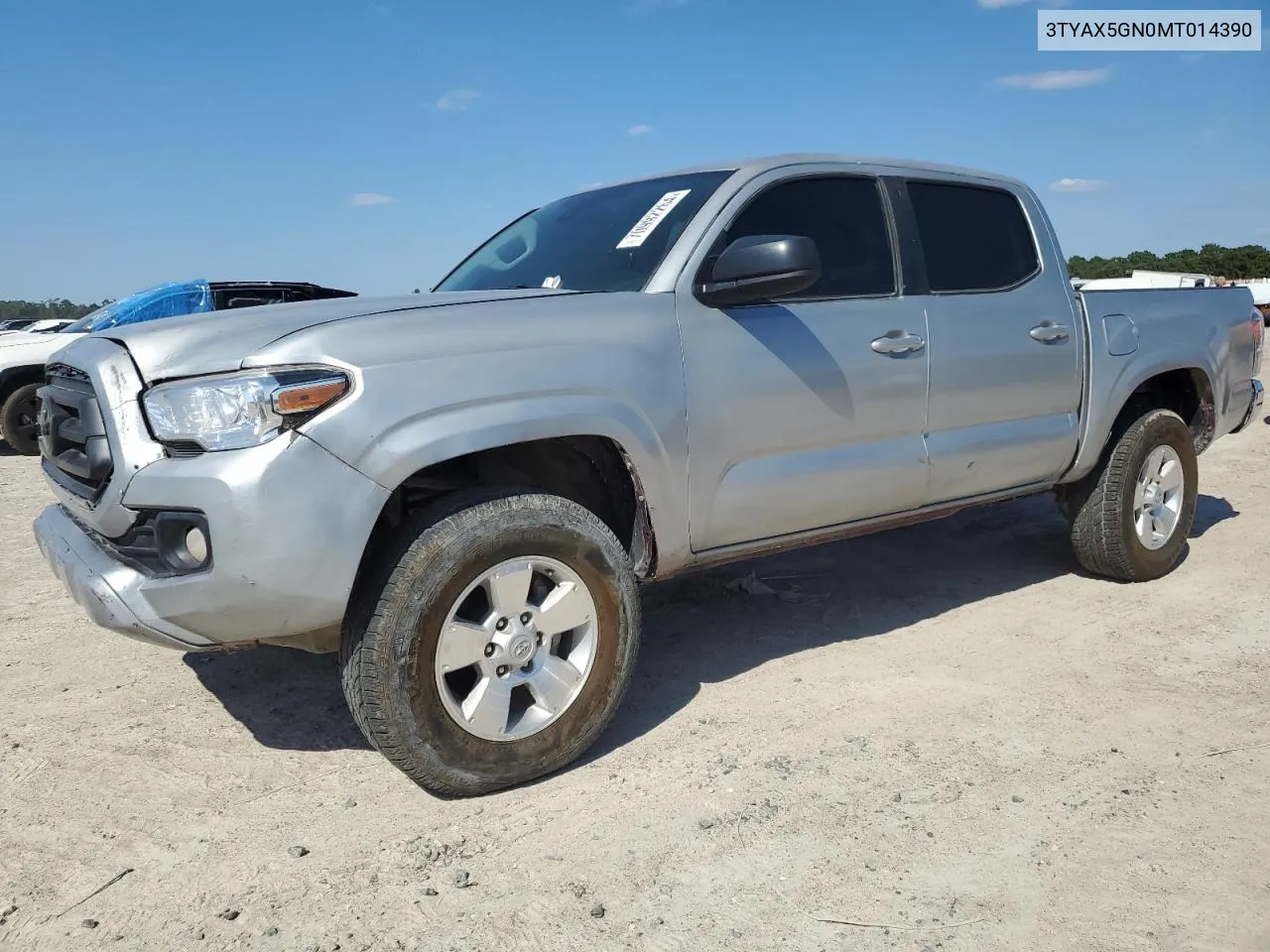 2021 Toyota Tacoma Double Cab VIN: 3TYAX5GN0MT014390 Lot: 70992264