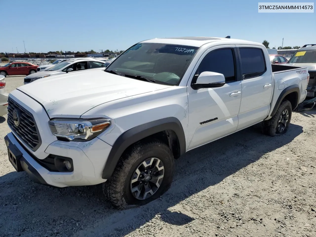 3TMCZ5AN4MM414573 2021 Toyota Tacoma Double Cab