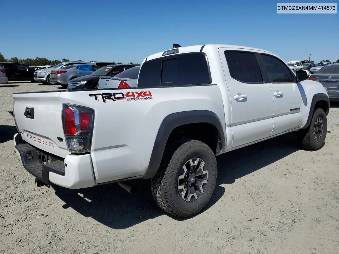 2021 Toyota Tacoma Double Cab VIN: 3TMCZ5AN4MM414573 Lot: 71272994