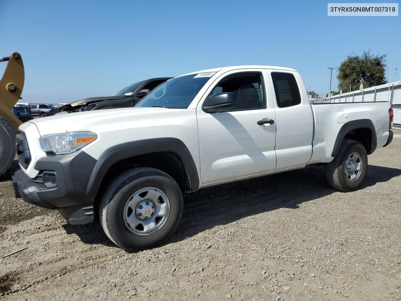 2021 Toyota Tacoma Access Cab VIN: 3TYRX5GN8MT007318 Lot: 71294964