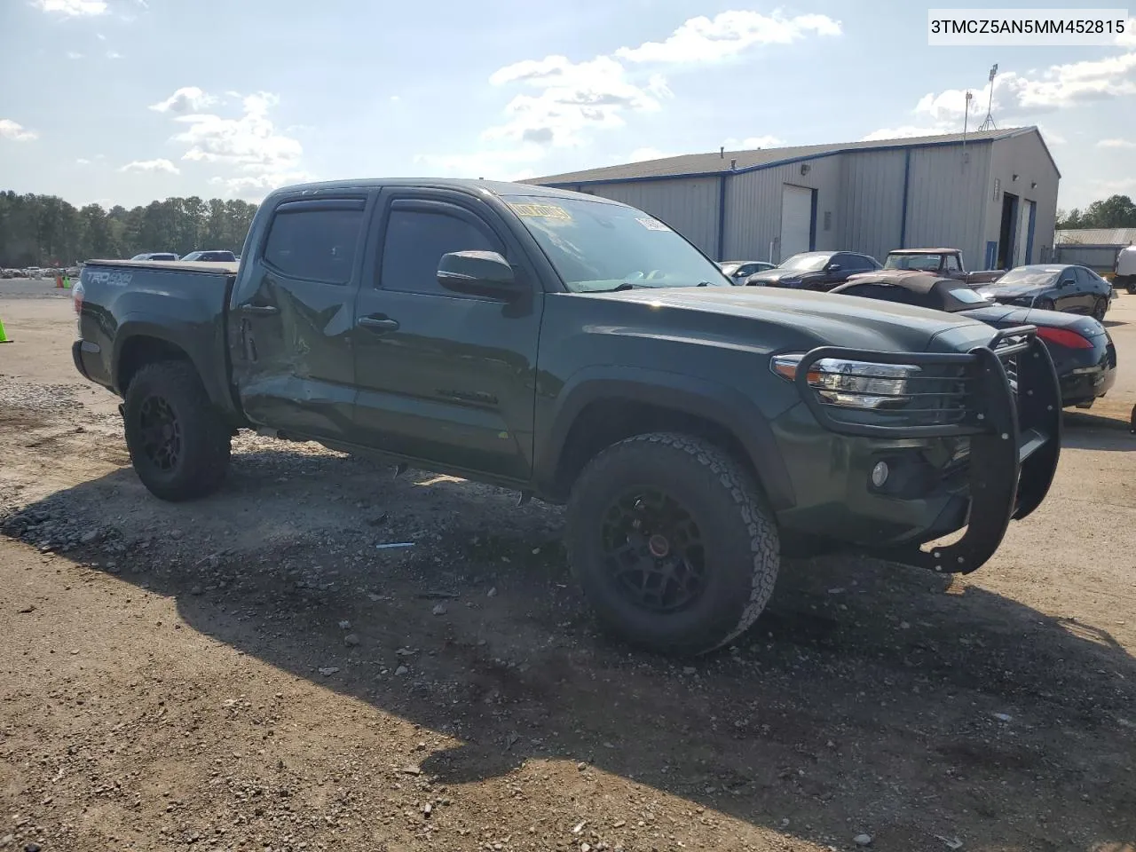 2021 Toyota Tacoma Double Cab VIN: 3TMCZ5AN5MM452815 Lot: 71438474