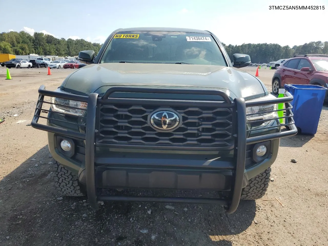 2021 Toyota Tacoma Double Cab VIN: 3TMCZ5AN5MM452815 Lot: 71438474