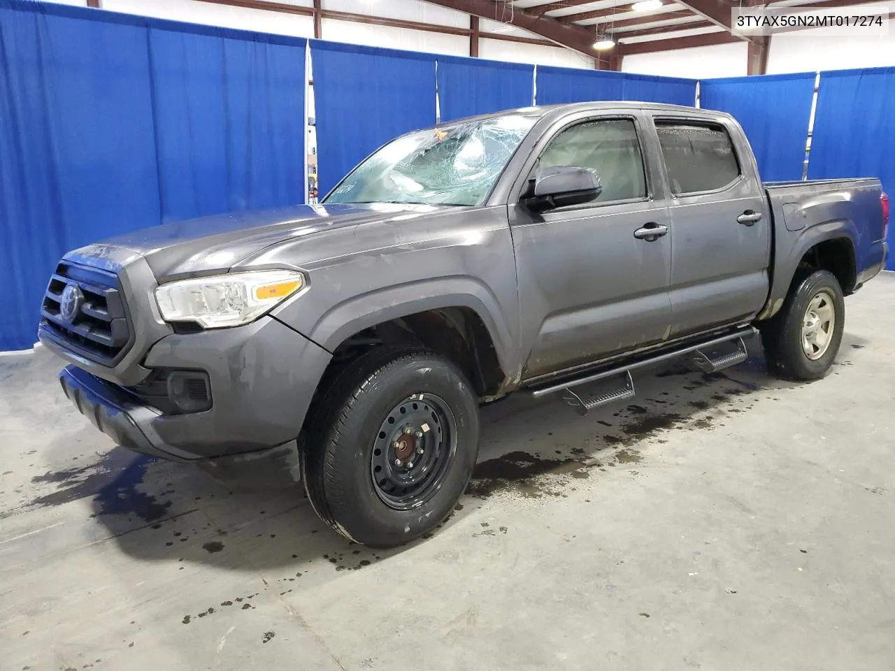 2021 Toyota Tacoma Double Cab VIN: 3TYAX5GN2MT017274 Lot: 71741374