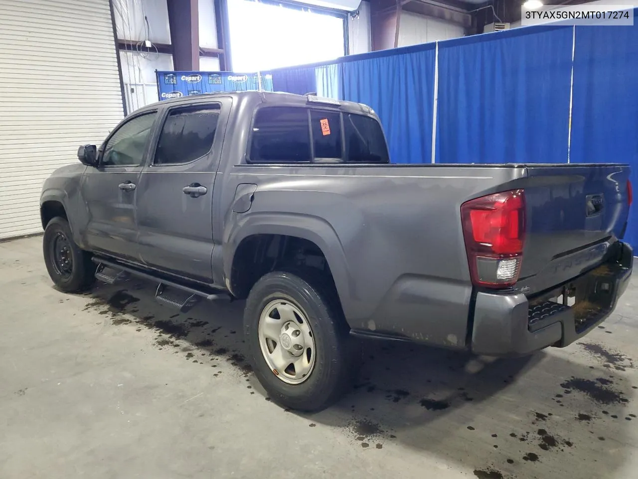 2021 Toyota Tacoma Double Cab VIN: 3TYAX5GN2MT017274 Lot: 71741374