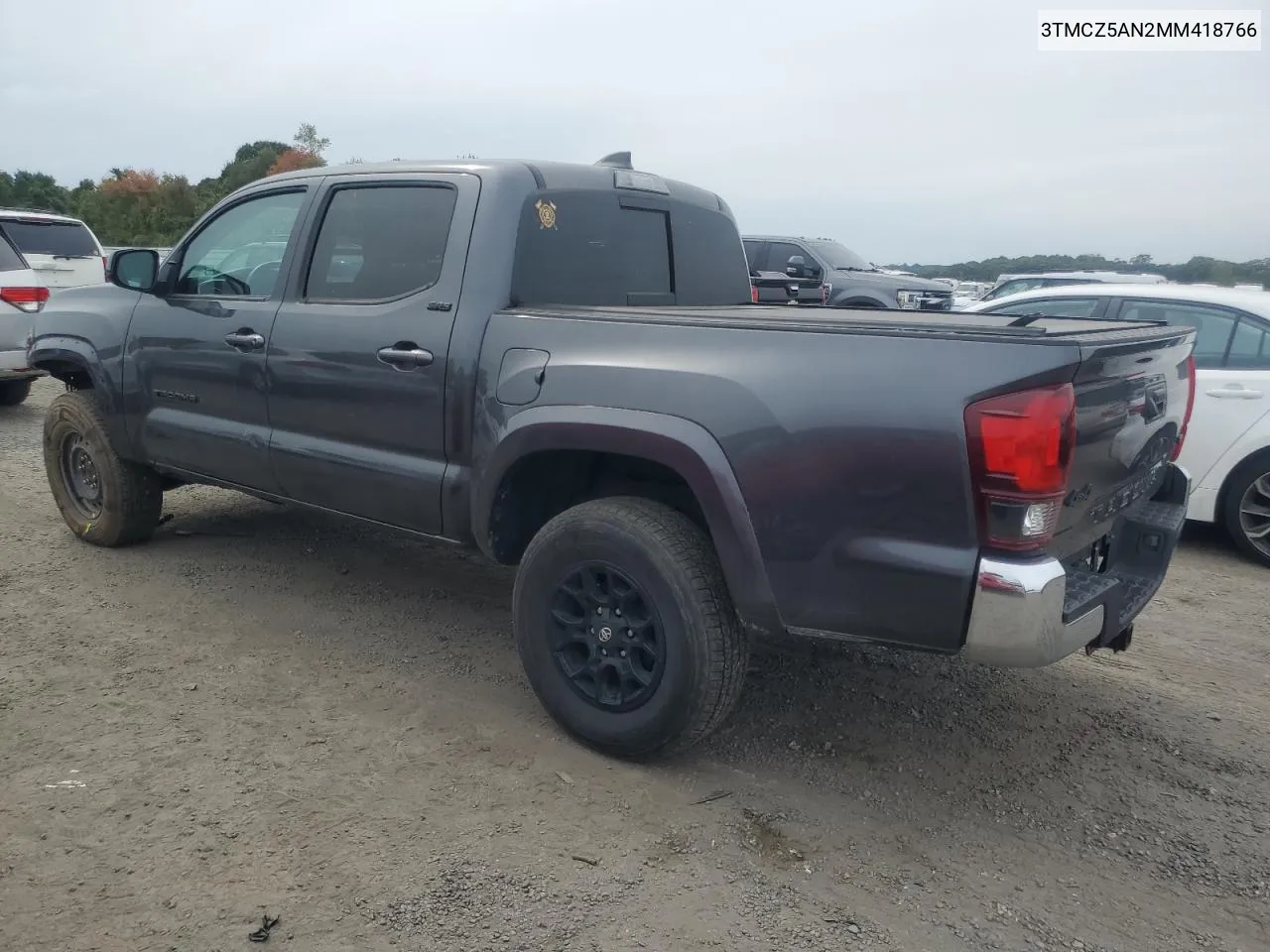 2021 Toyota Tacoma Double Cab VIN: 3TMCZ5AN2MM418766 Lot: 71812534