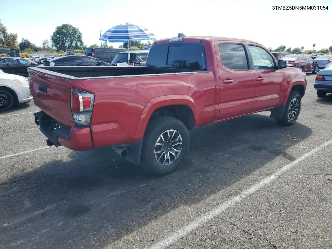 2021 Toyota Tacoma Double Cab VIN: 3TMBZ5DN5MM031054 Lot: 71829554