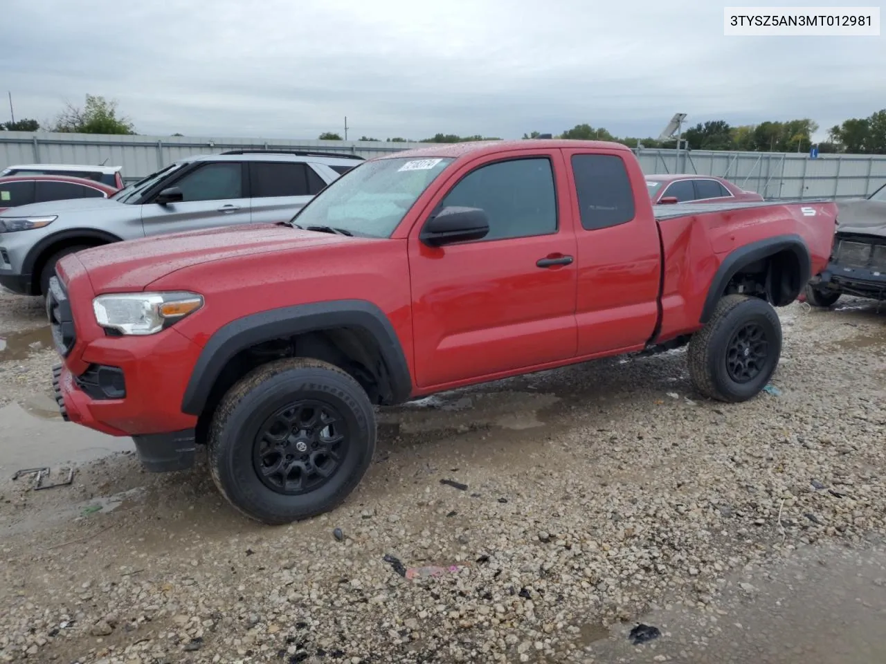 3TYSZ5AN3MT012981 2021 Toyota Tacoma Access Cab