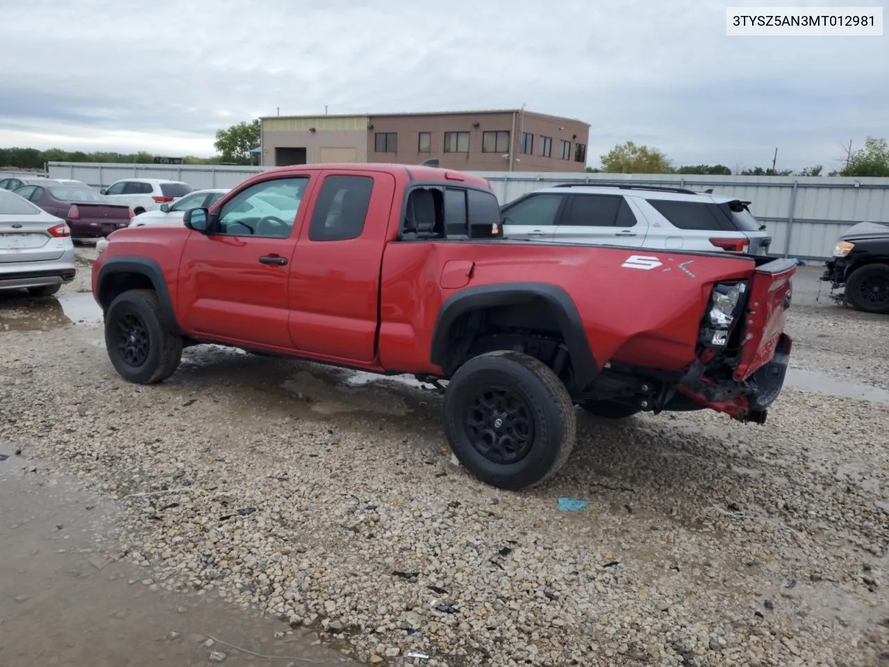 3TYSZ5AN3MT012981 2021 Toyota Tacoma Access Cab