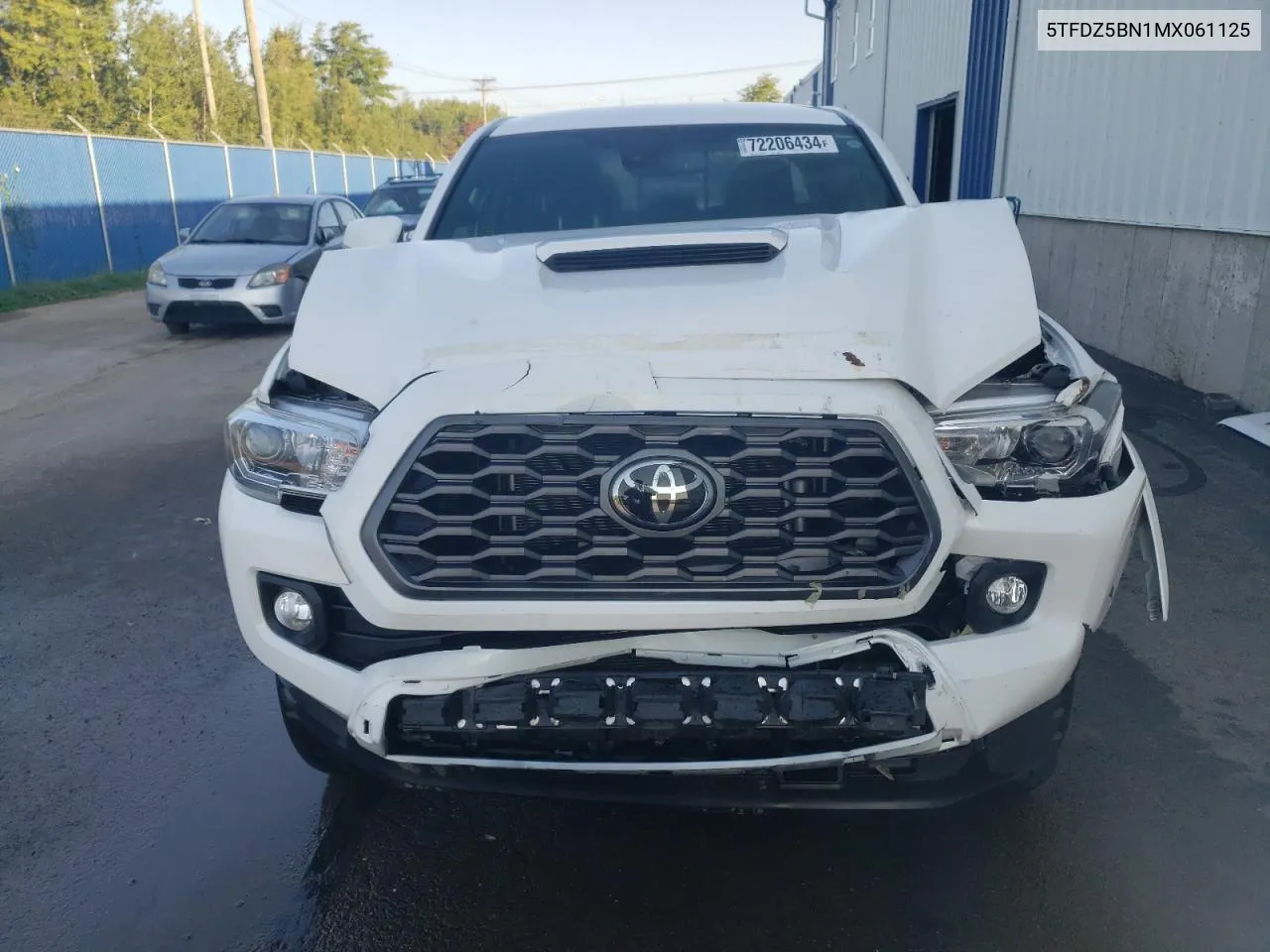 2021 Toyota Tacoma Double Cab VIN: 5TFDZ5BN1MX061125 Lot: 72206434