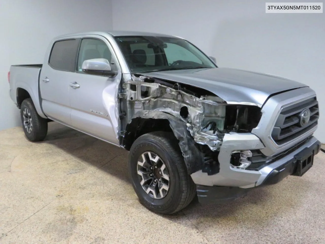 3TYAX5GN5MT011520 2021 Toyota Tacoma Double Cab