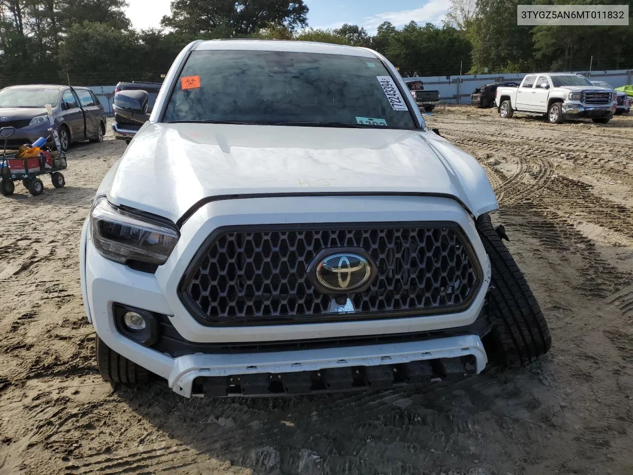 2021 Toyota Tacoma Double Cab VIN: 3TYGZ5AN6MT011832 Lot: 72243394